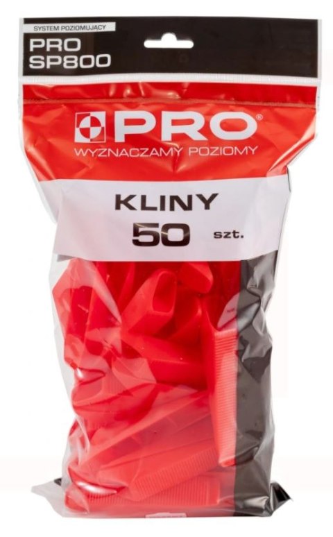 SYSTEM POZIOMUJĄCY SP800 KLINY 50 SZT