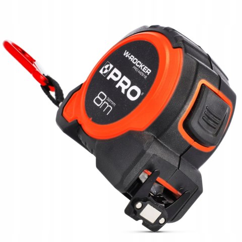 METRÓWKA MIARA ZWIJANA W-ROCKER 8M 32MM PRO-MZ918 PRO