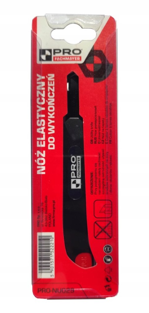 Nóż elastyczny PRO SK2 12,5 mm NU029