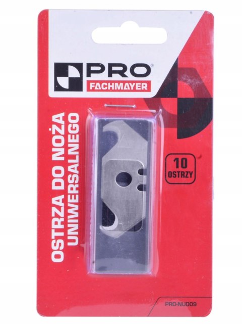 Ostrza wymienne hakowe Pro PRO-NU009 10 sztuk