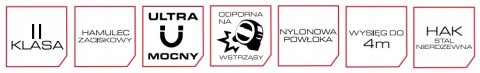 PRO MIARA ZWIJANA 8m X-ROCKER