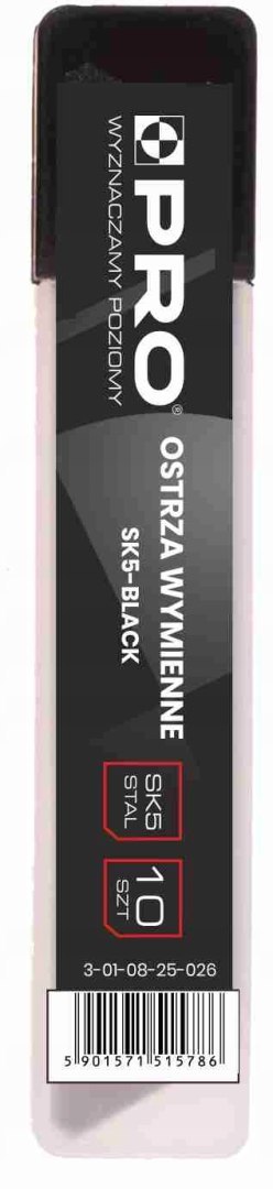 PRO OSTRZA WYMIENNE 18MM SK5 10 SZT NU026