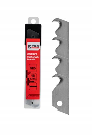 PRO OSTRZA WYMIENNE HAKOWE ŁAMANE SK5 18MM 10SZT PRO NU033