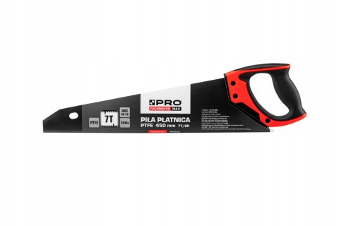 PRO PIŁA RĘCZNA PŁATNICA 450MM 7TPI PTFE PIŁA DO DREWNA TEFLONOWA + OSŁONA