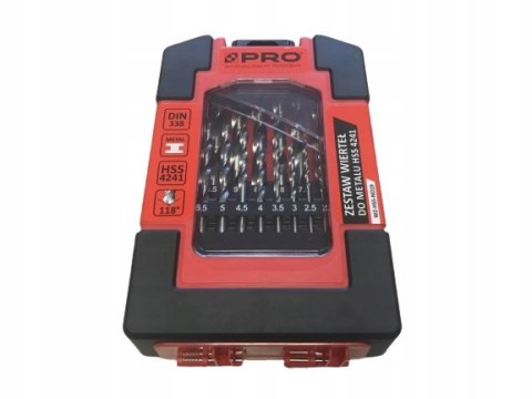 PRO ZESTAW WIERTEŁ DO METALU HSS 4241 ZW020