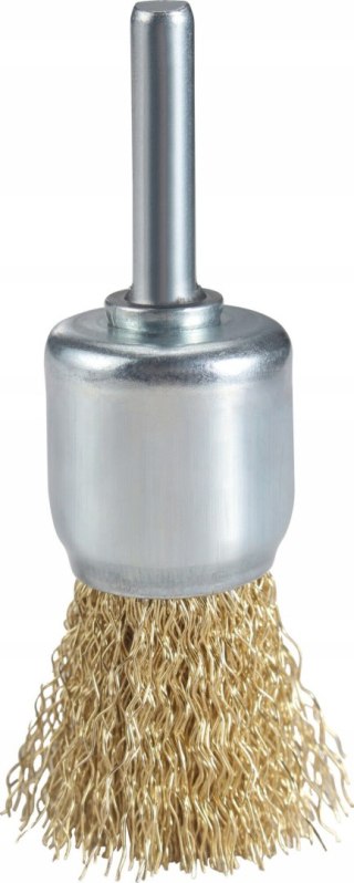 Szczotka czołowa drut falisty uchwyt 6mm rozm. 17mm PRO-WA328