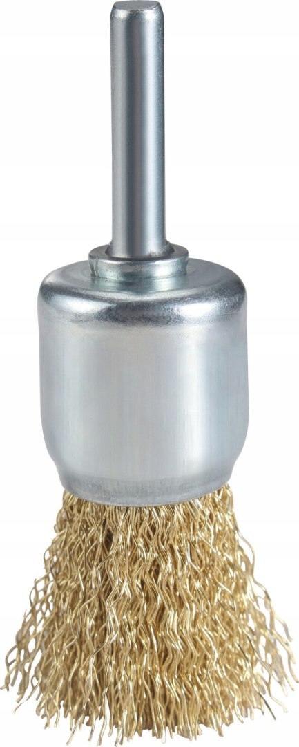 Szczotka czołowa drut falisty uchwyt 6mm rozm. 17mm PRO-WA328
