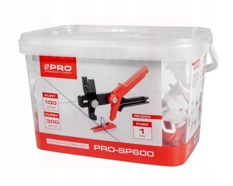 Zaciski/klipsy do poziomowania płytek Pro 400 szt SP604