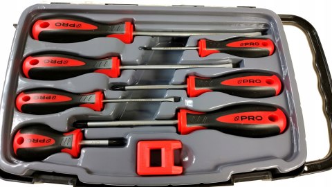 Zestaw wkrętaków PRO 8 elementów PRO WZ101