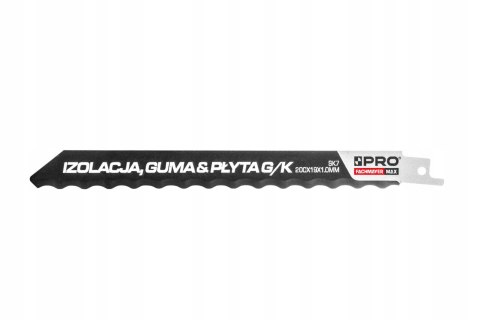 BRZESZCZOT DO PIŁY SZABLASTEJ SK7 DO IZOLACJI + GUMY + PŁYT G/K 2SZT