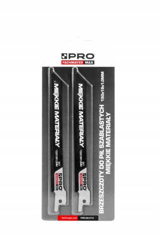 BRZESZCZOT DO PIŁY SZABLASTEJ SK7 DO MATERIAŁÓW MIĘKKICH 150x19MM 2 SZT