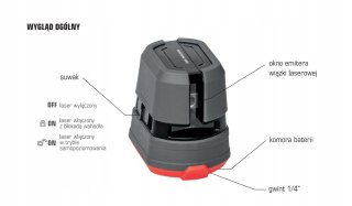 Laser Krzyżowy TYXER One G (zielony) - PRO + PREZENT