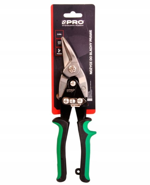 Nożyce do blachy prawe Pro NB-01N-P25 250mm