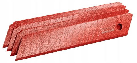 Ostrza wymienne SK2 czerwone antistick 18 mm 0,5 mm 10 szt. PRO