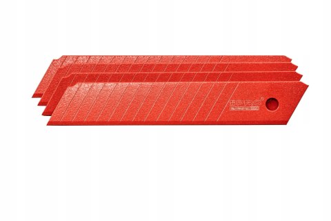 Ostrza wymienne SK2 czerwone antistick 18 mm 0,5 mm 10 szt. PRO