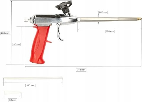 PRO PISTOLET DO PIANY MONTAŻOWEJ BT-11 + DYSZE