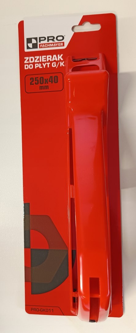 PRO ZDZIERAK TARNIK SKROBAK STRUG RĘCZNY DO PŁYT G/K KARTON GIPS 250MM