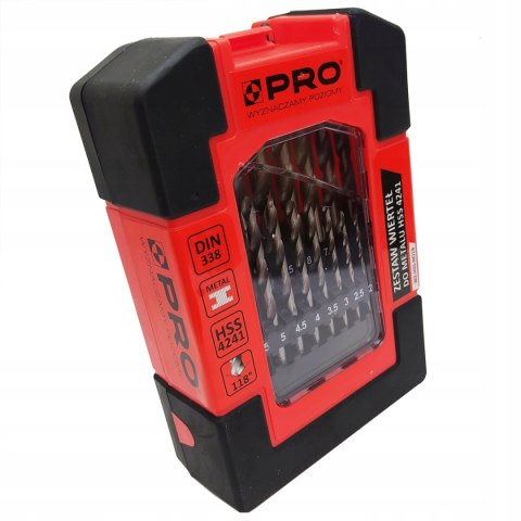 PRO ZESTAW WIERTEŁ DO METALU HSS 4241 ZW020