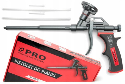 Pistolet do Pianki montażowej Pro BT-02TDC + DYSZE